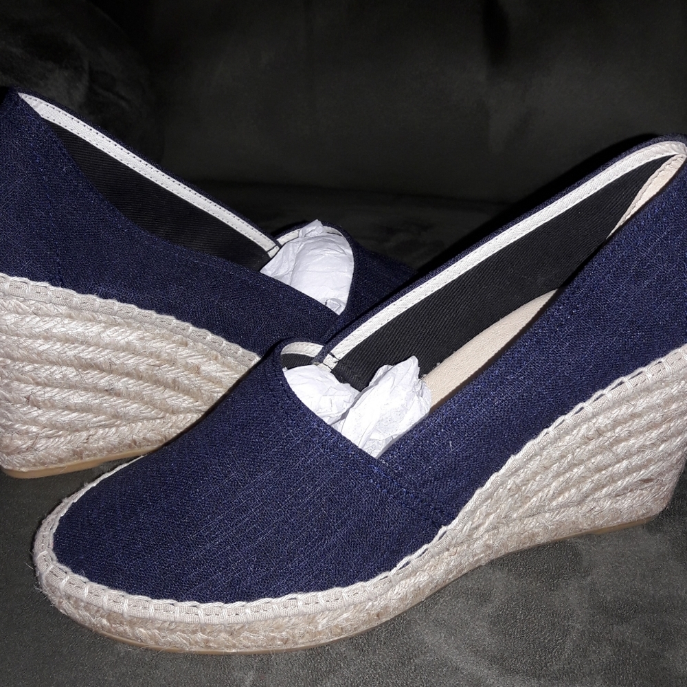 Neiman Marcus Wedge Heel Espadrilles